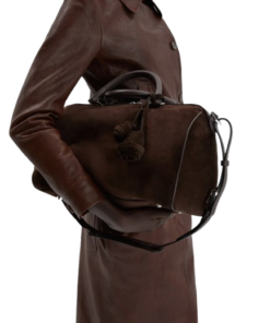 Magda Butrym Varsovia Bag in Brown Suede - Image 3