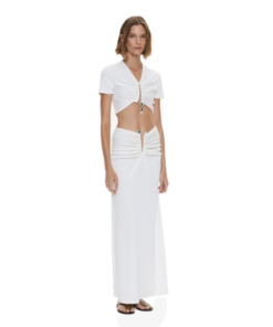 Christopher Esber Droplet Crystal Clasp Skirt - Image 3