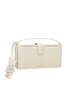 Alternative view of Magda Butrym Apolonia Bag In Cream Leather With Flower Charm
