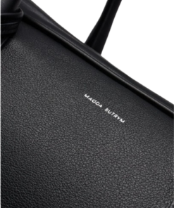Magda Butrym Large Brigitte Bag In Black Leather - Image 3