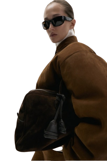 Magda Butrym Large Brigitte Bag In Brown Suede - Image 6