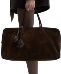 Magda Butrym Large Brigitte Bag In Brown Suede - Image 5