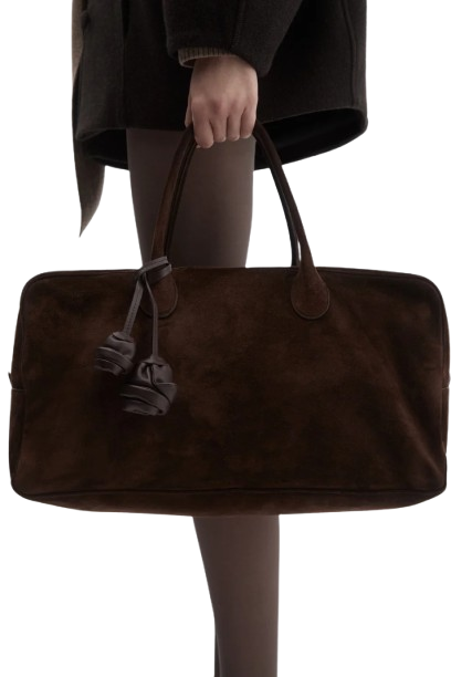Magda Butrym Large Brigitte Bag In Brown Suede - Image 5