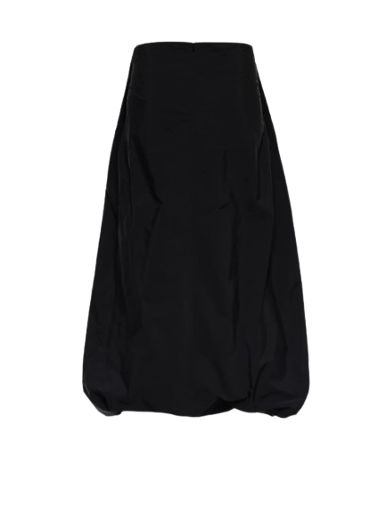 Magda Butrym Long Low-Waist Balloon Skirt In Black - Image 2