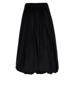 Magda Butrym Long Low-Waist Balloon Skirt In Black