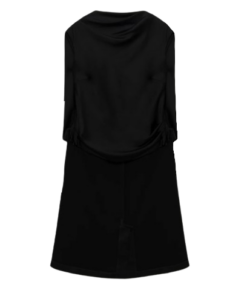 Simkhai Bella Satin Cape Top