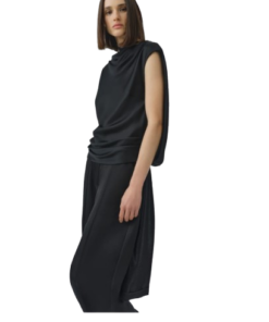Simkhai Bella Satin Cape Top - Image 4