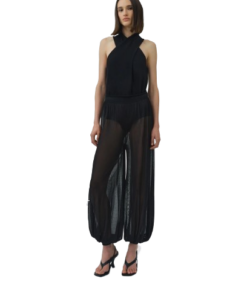 Simkhai Flora Sheer Knit Pant - Image 3
