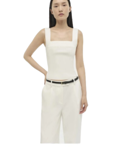 Alternative view of Simkhai Madine Tank Top In White