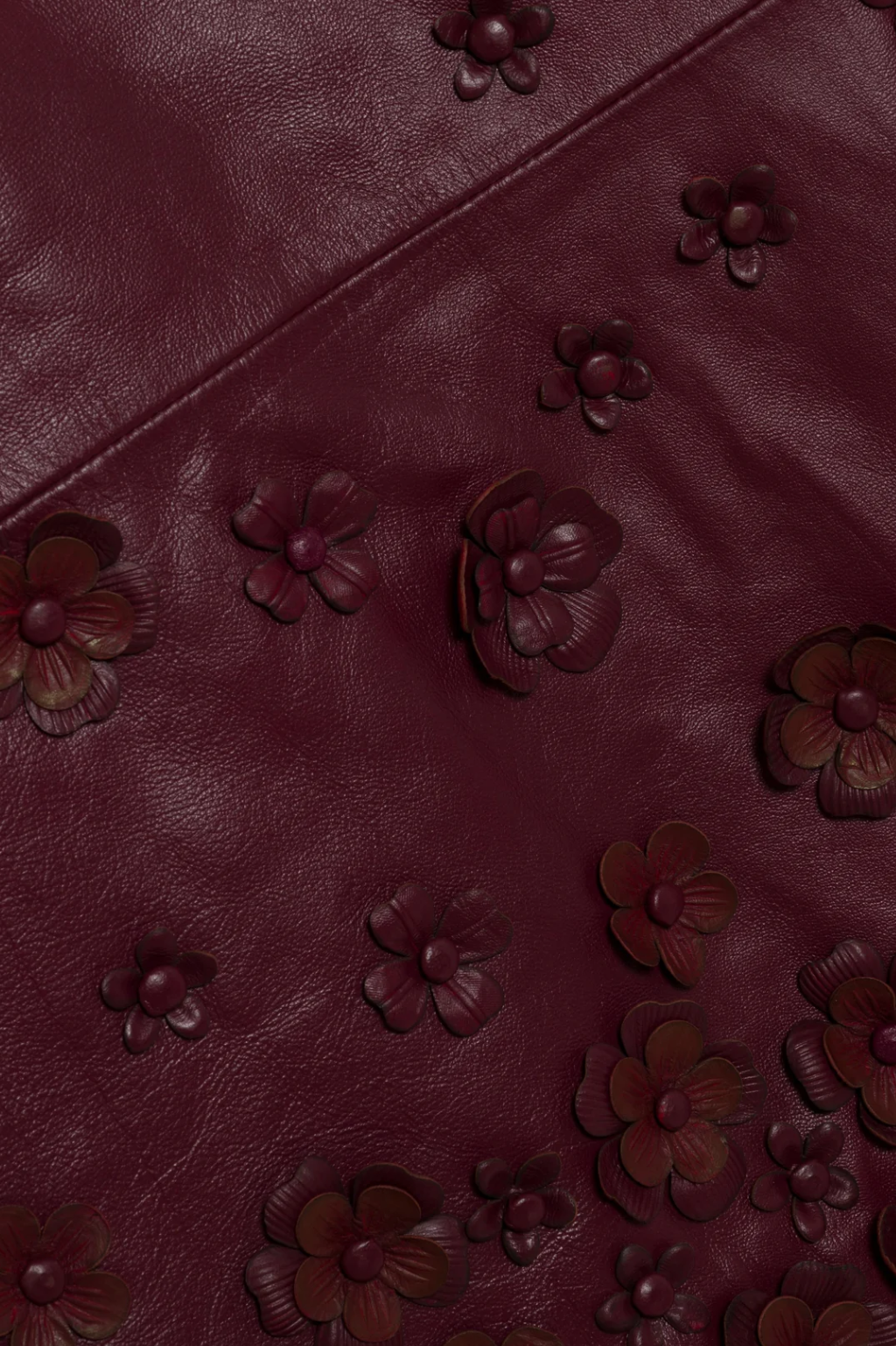 Simkhai Talen Floral Leather Mini Dress - Image 5