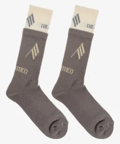 The Attico Logo-Print Socks - Image 4
