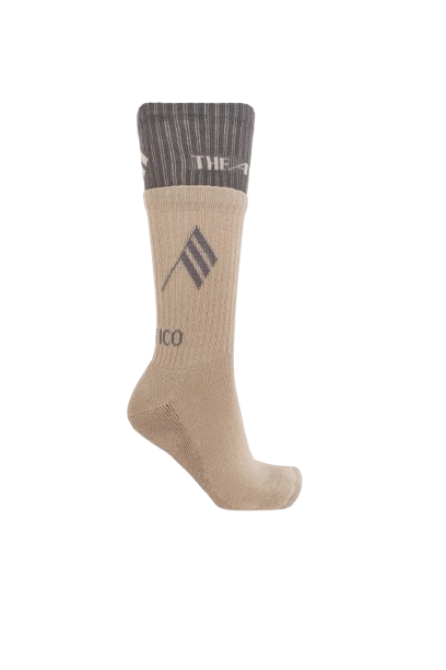 The Attico Logo-Print Socks