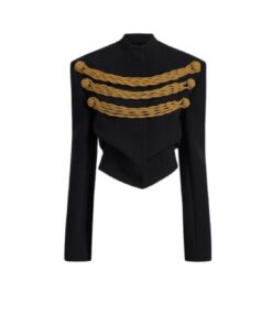 Khaite York Jacket With Cord Embroidery