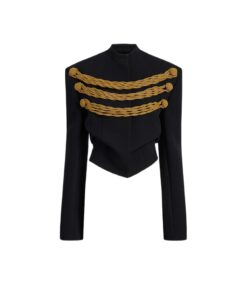 Khaite York Jacket With Cord Embroidery
