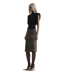 Mugler Black Jersey Frame Top - Image 4