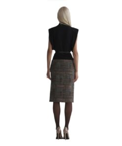 Mugler Black Jersey Frame Top - Image 5