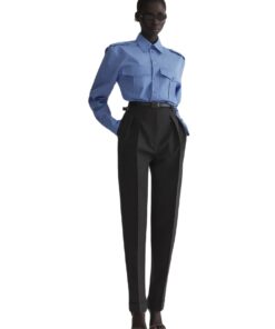 Alternative view of Mugler Grey Carrot Pants