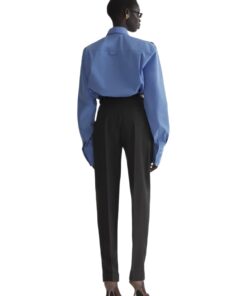 Mugler Grey Carrot Pants - Image 3