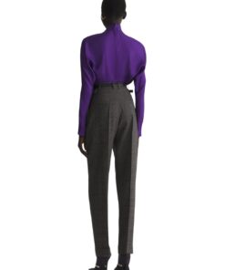 Mugler Purple Bat Sleeves Top - Image 5