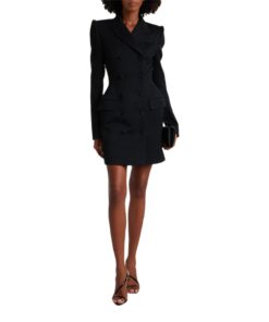 Alternative view of Mugler Wool Blazer Dress In Black