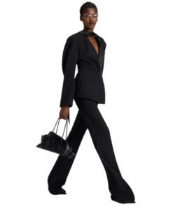 The Attico Black Tuxedo Jacket - Image 4