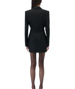 Alexander Wang Logo Belted Blazer Dress - Image 4