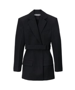 Alexander Wang Logo Belted Blazer Dress