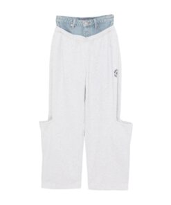 Alexander Wang Pre-Style Slashed Sweatpant Pants