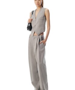 Alexander Wang Tailored Vest With Wraparound Zipper - Image 4