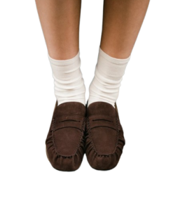 Alohas Aven Suede Brown Leather Loafers - Image 4