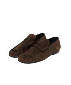 Alohas Aven Suede Brown Leather Loafers - Image 3