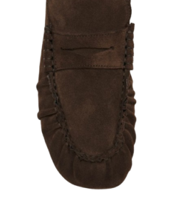 Alohas Aven Suede Brown Leather Loafers - Image 5