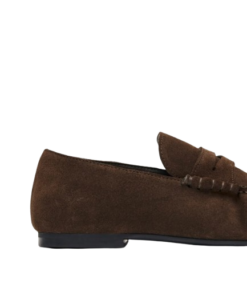 Alohas Aven Suede Brown Leather Loafers - Image 6