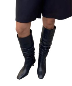 Alohas Kalila Black Leather Boots - Image 3