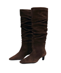 Alternative view of Alohas Kalila Suede Brown Leather Boots
