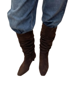 Alohas Kalila Suede Brown Leather Boots - Image 3