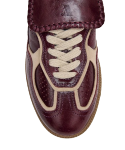 Alohas Tb.490 Club Patent Deep Burgundy Leather Sneakers - Image 4