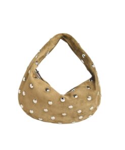 Khaite Olivia Studded Medium Hobo Bag