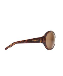 Magda Butrym Big Round Sunglasses In Tortoise With Brown Lenses - Image 4