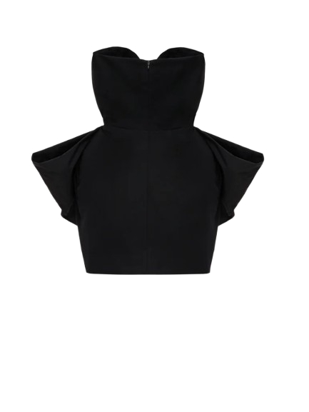 Magda Butrym Fan corset Mini Dress in Black - Image 2