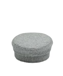 Ruslan Baginskiy Grey Monogram-embellished Baker Boy Cap. - Image 4