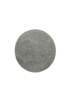 Ruslan Baginskiy Grey Wool Felt Pillbox Hat - Image 4