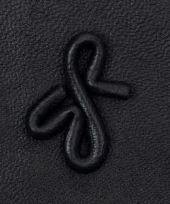 Ruslan Baginskiy Leather Pillbox Hat In Black - Image 3