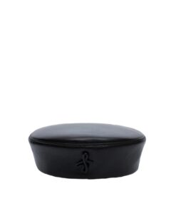 Ruslan Baginskiy Leather Pillbox Hat In Black