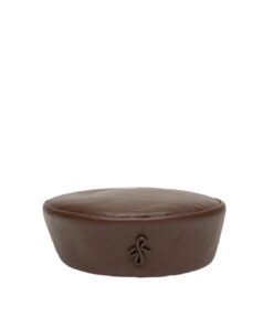 Ruslan Baginskiy Leather Pillbox Hat In Brown