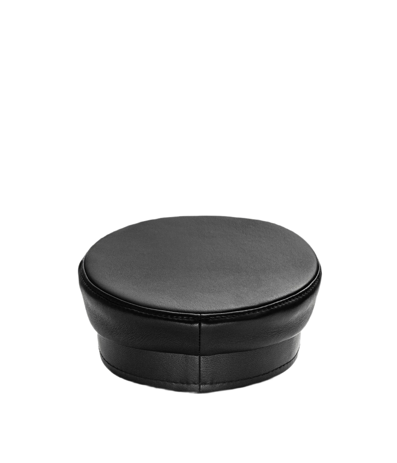 Ruslan Baginskiy Logo-embellished Leather Baker Boy Cap - Image 4