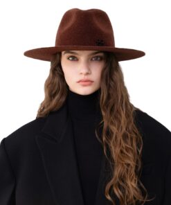 Alternative view of Ruslan Baginskiy Monogram-embellished Fedora Hat