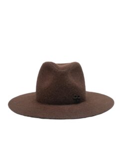 Ruslan Baginskiy Monogram-embellished Fedora Hat