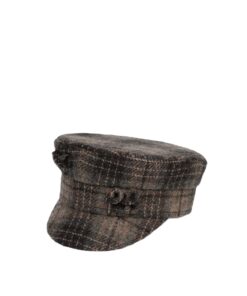 Ruslan Baginskiy Wool Baker Boy Cap with Check Pattern - Image 3