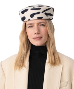 Alternative view of Ruslan Baginskiy Zebra Wool Felt Pillbox Hat